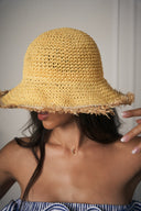 CAPPELLO IN PAGLIA GIALLO