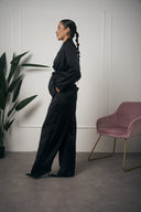 TAILLEUR IN RASO NERO