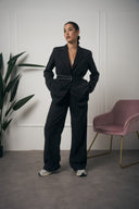 TAILLEUR NERO DOPPIA FIBBIA
