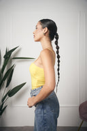 BODY GIALLO SCOLLO A CUORE