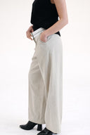 PANTALONE GESSATO BEIGE