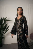 ABITO ELEGANTE IN PIZZO NERO