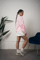CAMICIA ROSA MANICA FIORE