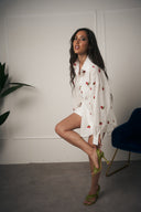 CAMICIA LINO CON CILIEGIE