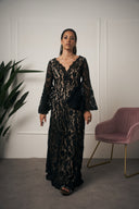 ABITO ELEGANTE IN PIZZO NERO