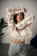 TOP CROP UNCINETTO BEIGE
