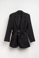 TAILLEUR NERO DOPPIA FIBBIA