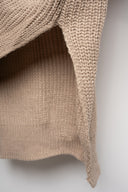 MAGLIONE CAFFÈ ZIP