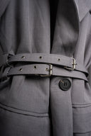 TAILLEUR GRIGIO DOPPIA FIBBIA