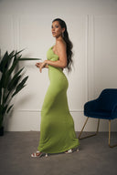 ABITO LUNGO SUMMER SCOLLO V VERDE