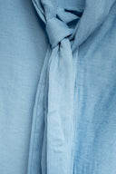 CAMICIA CON FIOCCO AZZURRA