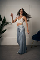 JEANS PALAZZO CHIARI