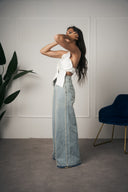 JEANS CON PERLE