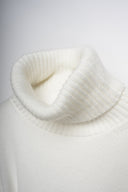 MAGLIONE COLLO ALTO BIANCO