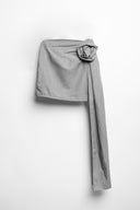 TAILLEUR BLAZER E GONNA GESSATO