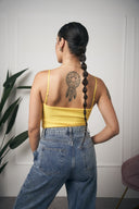 BODY GIALLO SCOLLO A CUORE