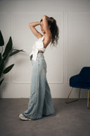 JEANS CON PERLE
