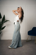 JEANS CON PERLE