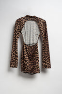ABITO LEOPARDATO SPACCO