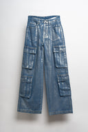 JEANS BLU CHIARO CARGO