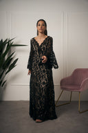 ABITO ELEGANTE IN PIZZO NERO