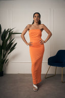 ABITO LUNGO SUMMER ARANCIONE