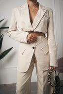 TAILLEUR CUT-OUT BEIGE