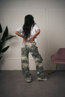 JEANS CARGO MILITARE