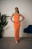ABITO LUNGO SUMMER ARANCIONE