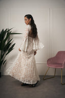 ABITO ELEGANTE IN PIZZO BIANCO