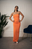 ABITO LUNGO SUMMER ARANCIONE