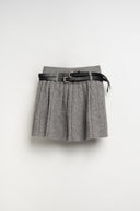 COORDINATO GRIGIO CON GONNA