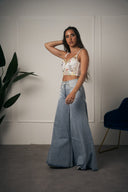 JEANS PALAZZO CHIARI