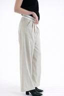PANTALONE GESSATO BEIGE