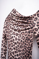 MAGLIA MANICA LUNGA LEOPARDATA