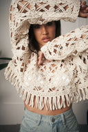 TOP CROP UNCINETTO BEIGE