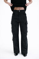 JEANS NERO BRILLANTE
