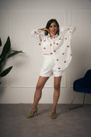 CAMICIA LINO CON CILIEGIE