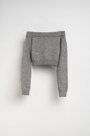 COORDINATO GRIGIO CON GONNA